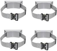 KJoBDwz Oxygen Tank Stand Portable Oxygen Tank Bracket 2 4 6 8 10 Pack, Gas Cylinder Rack Holder Storage Organizer for Workshops/Factory/Hospitals(Grey,4 Pack)