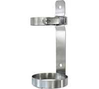 KJoBDwz Oxygen Tank Stand Wall Mounted Metal Gas Cylinder Fixed Rack, Inner Diameter 11.5 14 14.5 in Cylinder Holder with Base & Safety Buckle(Inner Diameter 5.7"/14.5cm(4L))
