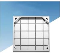 KJoBDwz Recessed Manhole Cover Stainless Steel Recessed Block Paving Manhole Cover,for Outdoor/Yard/Driveway/Pavement(5cm,60 * 60cm/23.6 * 23.6in)