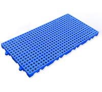 KjoiDWz Plastic Pallets Lightweight plastic pallets for basements, supermarkets, camping, easy to move around for Supermarket Garages Outdoor Closets(60x30x4.5cm)