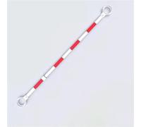 KjoiDWz Retractable Barricade Pole, Traffic Cone Connecting Pole, Plastic Connecting Pole,15 pcs(Round Head-red and White)