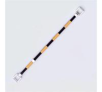 KjoiDWz Retractable Barricade Pole, Traffic Cone Connecting Pole, Plastic Connecting Pole,15 pcs(Square Head-black and Yellow)