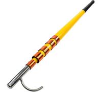 KjoiDWz Retractable Water Safety Rescue Hook Pole 20 16 13 Feet, Life Emergency Hook Extender Pole for Drowning Swimmers(Yellow,16ft 5inch (5m))