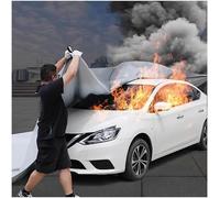 KjoiDWz Welding Blankets, Car Fire Blanket Welding Blanket, Thermal Resistant Insulation, Easy to Install(4x6m)