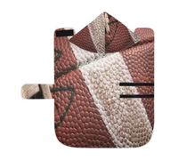 Kjovgcb Soft Pet Towel Coat for Dogs Cats, Absorbent Bathrobe Quick-Dry Bath Robe with Hood Adjustable Collar & Belly Strap, S Print American Football Texture