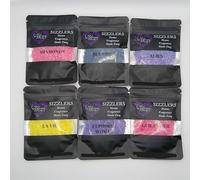 KJs Sizzling Scentz Scented Sizzlers for Burners - Set of six - 50g Pouch, Aromatic Granules for Oil Burner or Wax Warmer - Best Wax Melt Alternative for Room & Home Fragrance (Perfume Bundle)