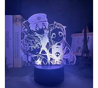 KJsdaADSA 3D Anime Illusion Night Light Manga Toilet Bound Hanako Kun Led for Bedroom Decor Colorful Gift Acrylic Lamp Hanako -Remote Control