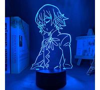 KJsdaADSA 3D Anime Lamp Illusion Night Light The Seven Deadly Sins Helbram Led for Bedroom Decor Birthday Gift The Seven Deadly Sins- 7 Colors Remote Control