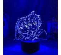 KJsdaADSA 3D Anime Night Light Led Hori San to Miyamura Kun for Bedroom Decor Kids Brithday Gift Manga Room Desk Lamp Horimiya-Remote Control