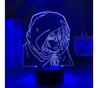 KJsdaADSA 3D Illusion Lamp Manga Vinland and Saga Led Children Night Light Birthday Gift Bedroom Table Anime Light Vinland Saga Thorfinn 7 Colors