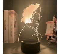 KJsdaADSA 3D Lamp Anime Cowboy Bebop Spike Spiegel LED Night Light for Kid Room Deco Birthday Gift Manga Cowboy Bebop Lamp Spike Spiegel-Remote Control