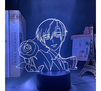 KJsdaADSA 3D Night Lamp Anime Illusion Lamp Anime Led Light Ouran High School Host Club Tamaki Suoh Figure for Room Decor Night Light Kid Bithday Gift 7 Colors