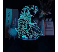 KJsdaADSA Anime lamp 3D Light led Colors Changing nightlights Mortal Kombat lamp Lighting for Bedroom Cartoon Comics Light Home Decor Gifts 16 Colors