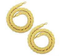 KJSHXYG Barrier Ropes, Stanchion Rope Queue Post Cord for Indoor Outdoor Restaurant Movie Theater Column (Yellow 244cm/8ft)
