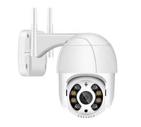 KJUEQ 1080P PTZ IP Camera Outdoor 2MP AI Human Detection Two Way Audio Home Security CCTV Camera 4X Digital Zoom Camera