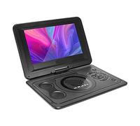 KJUEQ 13.9 Inches Portable DVD Player Region-free USB Port 270 Degree Rotation Swivel Screen EVD Player For Home