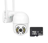 KJUEQ 4K 8MP Wireless IP Camera Outdoor Security PTZ Camera 4MP HD Auto Tracking Video Surveillance CCTV Camera P2P(4MP Add 128G)