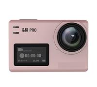 KJUEQ 4K Action Camera 4K Ultra HD Underwater Camera 30fps/60fps HD Remote Control Helmet Waterproof FPV Sports DV(Small Package,SJ8 Pro Rose Gold)