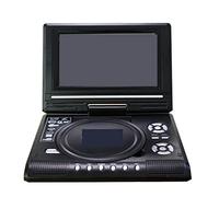 KJUEQ 7.8 Inch Portable HD TV Home Car DVD Player VCD CD MP3 DVD Player USB SD Cards RCA TV Portatil Cable Game 16:9