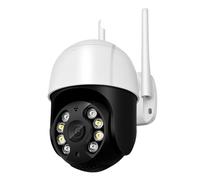 KJUEQ 8MP 4K Camera Outdoor AI Human Detection Auto Tracking PTZ IP Camera Full Color Night Vision Cloud CCTV Video Surveillance(1080P Add 128G Card)