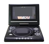 KJUEQ 9.8 Inch Portable Home Car DVD Player VCD CD Game TV Player USB Radio Adapter Support FM Radio Receiving