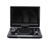 KJUEQ 9.8 Inch Portable Home Car DVD Player VCD CD Game TV Player USB Radio Adapter Support FM Radio Receiving