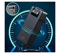 KJUEQ A50 Mini Camera Remote Control 150 Degrees Wide Angle Rotation Lens 1080P Bodycam With Rotating Back Clip(16GB)