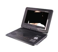 KJUEQ Digital Multimedia Portable EVD/DVD Video Machine Card Reader USB Ports Analog TV/Game/270 Degree Swivel LCD Screen