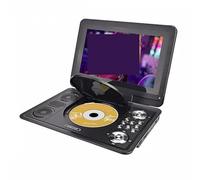 KJUEQ DVD Player 13 Inch HD Portable Mobile Digital Multimedia Player TV EVD Radio SD Card U Disk