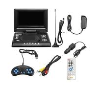 KJUEQ DVD Player Automotive Multimedia System 7.8 Inch Screen Player Portable High Definition VCD Mp3 DVD USB With TV/FM/USB