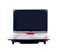 KJUEQ Full Format Multifunction Portable Home DVD Player TV Support USB Port SD Card Play And Swivel HD Screen Touch