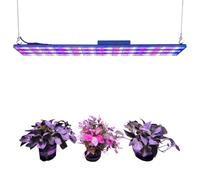 KJUEQ Grow Light for Indoor Plants - with Full Spectrum & Red Blue Spectrum, Have Timer, Stepless Dimming,4 Switch Modes(150W)