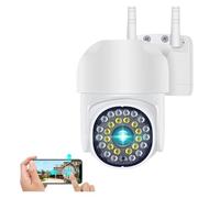 KJUEQ HD IP Camera 3MP 5MP PTZ Camera Color Night Vision Auto Tracking Two Way Audio Outdoor Security Surveillance Camera(5MP Cam Only)