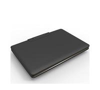 KJUEQ HD Rotatable Screen DVD CD Player Super Slim Game Built-in Battery Home Portable Moving 3D Disc Video Machine Speaker TV(Nero)