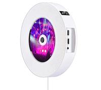 KJUEQ Portable DVD CD Player Wall Mountable Wireless Home Music Player With Remote Control FM Radio Speakers MP3