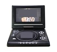 KJUEQ Portable DVD Player AV Cable TV Projector Function Support USB Flash Drive SD Card Support AV-in/Out