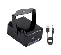 KJUEQ Portable Remote Control LED Stage Lights DJ Disco Light Projector Lights Sound Activated Flash For Christmas Party Wedding