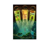 KJUFE The Boy And The Heron Movie Poster Canvas Poster Wall Art Decor Print Picture Paintings for Living Room Bedroom Decoration 08x12inch(20x30cm)