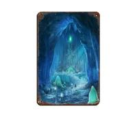 KJUFE Video Games Subnautica Below Zero Poster 62 Tin Sign Vintage Metal Pub Club Cafe Bar Home Wall Art Decoration Poster Retro 8x12inch(20x30cm)