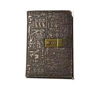 KJUUQBZL 200Pages With Lock Diary Book Notepad Agenda Planner Retro Notebook Simple Hand Account Book(A5,100sheets)