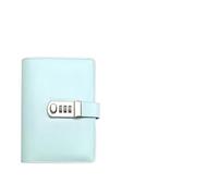 KJUUQBZL A6 Binder Portable Creative Password Diary Multi-function Locked Notepad Stationery Notebooks And Journals Sketchbook(A6-blue)
