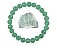 KJUUQBZL Golden Obsidian Stone Beads Bracelet Men Women Light Rainbow Raw Round Bead Energy Jewelry(19cm,6MM BEADS_21 AVENTURINE)