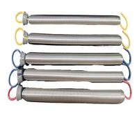 KJUUQBZL Pilates Reformer Extension Spring With Hook 5PCS Pilate Equipment Yoga Music Wire Steel Tension Spring 66