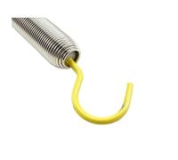 KJUUQBZL Pilates Reformer Extension Spring With Hook Pilate Equipment Yoga Music Wire Steel Tension Spring 66(Yellow)