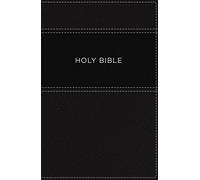 KJV, Apply the Word Study Bible, Large Print, Leathersoft, Black, Red Letter Edition: Live in His Steps