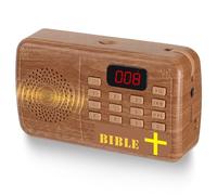KJV Audio Bible Player, Audible Bible for Seniors, King James Version, Old & New Testament Electronic Talking Bible for Daily Meditation, Christian Gift for Grandma Mother Grandfather Father