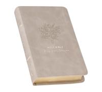 KJV Bible Compact Faux Leather Taupe