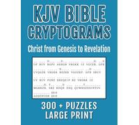 KJV Bible Cryptograms Large Print: Christ from Genesis to Revelation