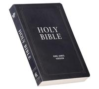 KJV Bible Gift Faux Leather, Black