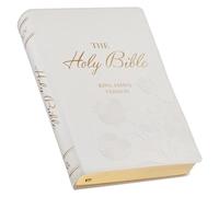 KJV Bible Super Giant Print Faux Leather White